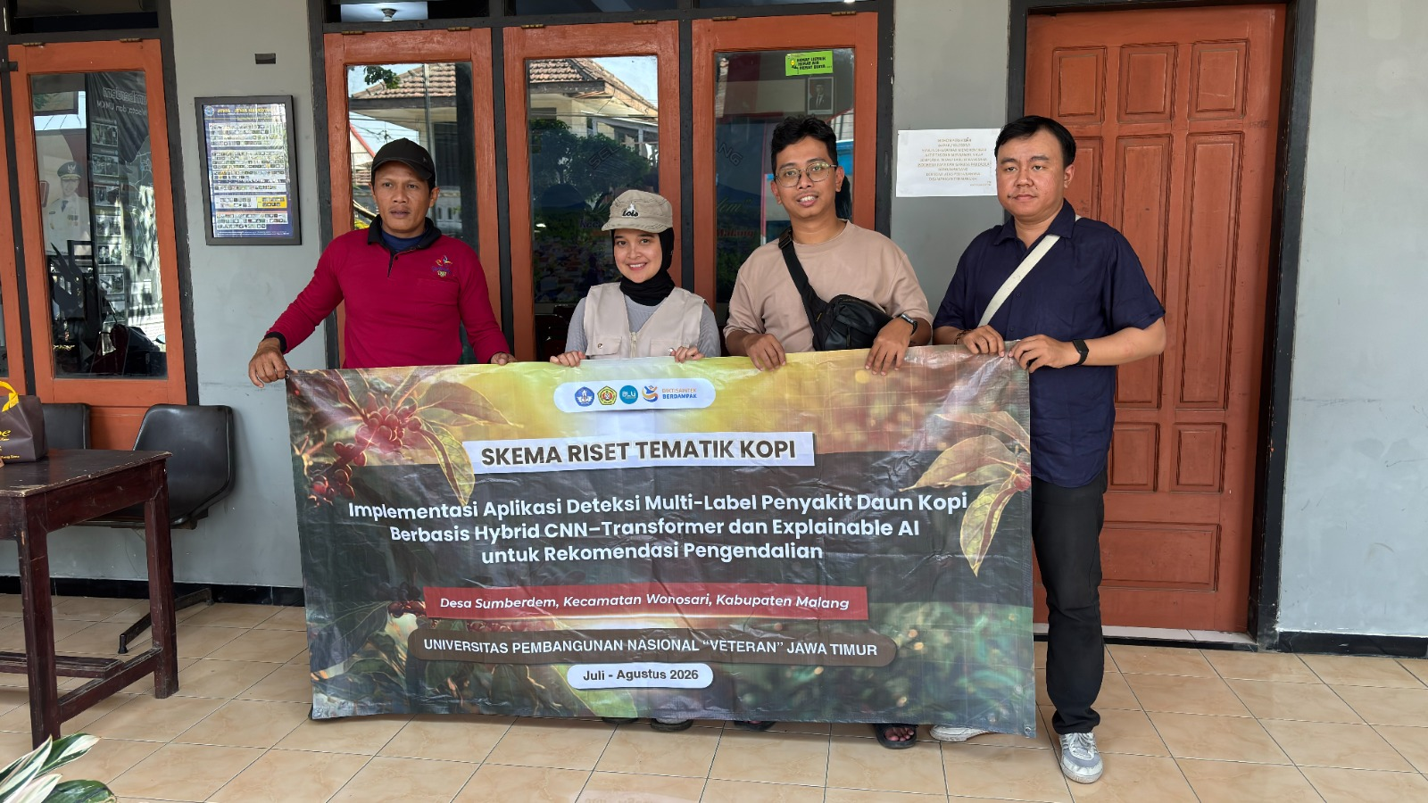 UPN Veteran Jatim Hadirkan AI untuk Deteksi Penyakit Daun Kopi di Sumberdem