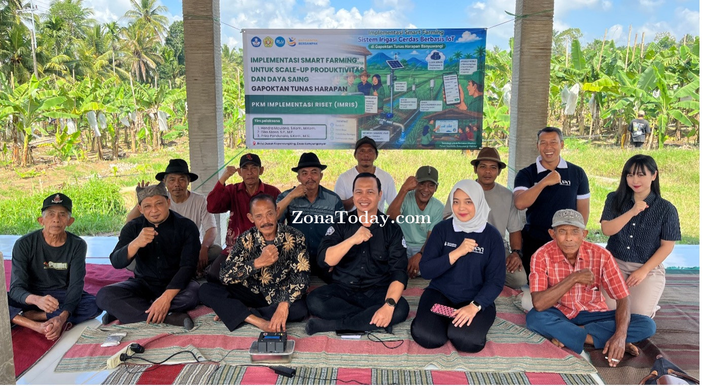 Smart Farming Masuk Banyuwangi, UPN "Veteran" Jawa Timur Bantu Gapoktan Tunas Harapan Naik Kelas