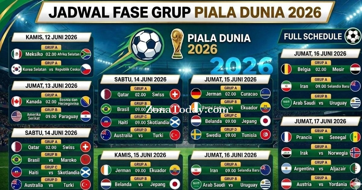 Persaingan 32 Besar Piala Dunia FIFA 2026